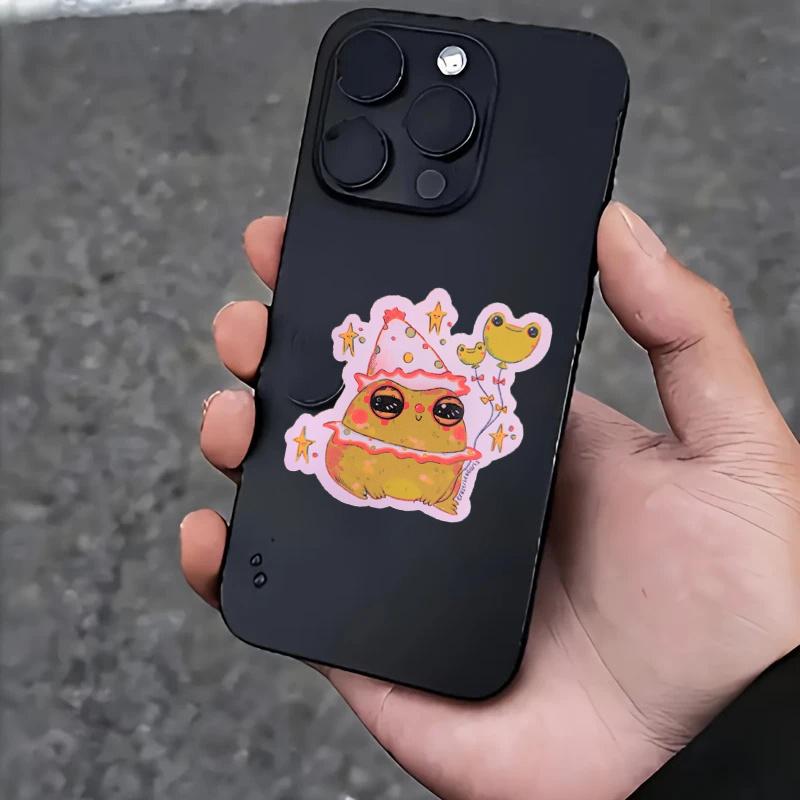 Clown Frog Sticker | Waterproof Sticker, Cute Frog Sticker, Clowncore Sticker, Toad Stickers, Cottagecore Sticker, Original Art