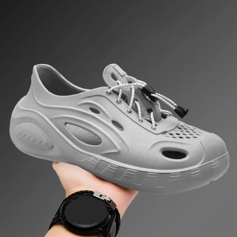 2025 New Men's Summer Solid-color Fashionable and Trendy Thick-soled Clogs for Outer Wear Mens Shoes Sandals Sandals Men