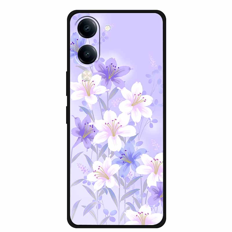 For Vivo iQOO Z10 Lite Case Silicone Black TPU Funda Back Cover for iQOO Z10 Lite 5G I2409 Soft Case Animal Coque IQOOZ10 Lite