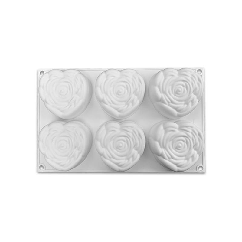Silicone Chocolate Mold Rose Shaped Chocolate Candy Molds Baking Gadget Non-stick Silicone Material for Kitchen Baking 1
