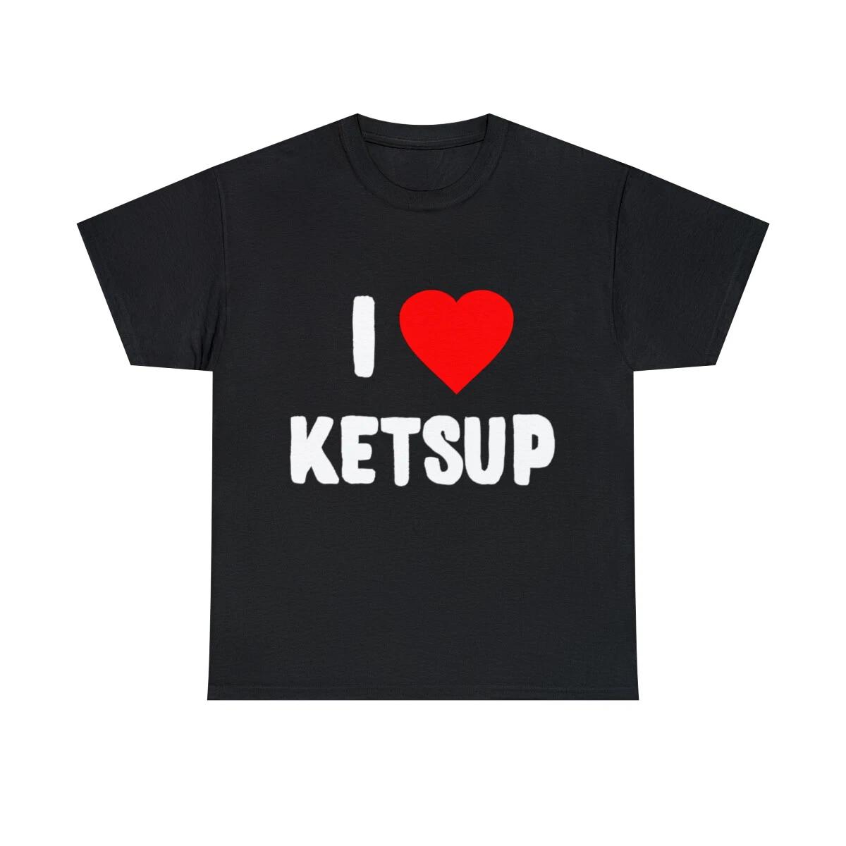 I Love Ketsup Graphic Tee Shirt, S-5XL 2XL