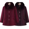 Middle-aged Elderly Autumn and Winter Clothing Female Grandmother Winter Clothing Fleece Jacket Mother Mink Fleece Coat Old Lady Clothing