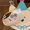 Funny Dolls Plush Pencil Case Cute Multi Functional Large Capacity Stationery Organizer Storage Bag Student Pen Bag Makeup Bag