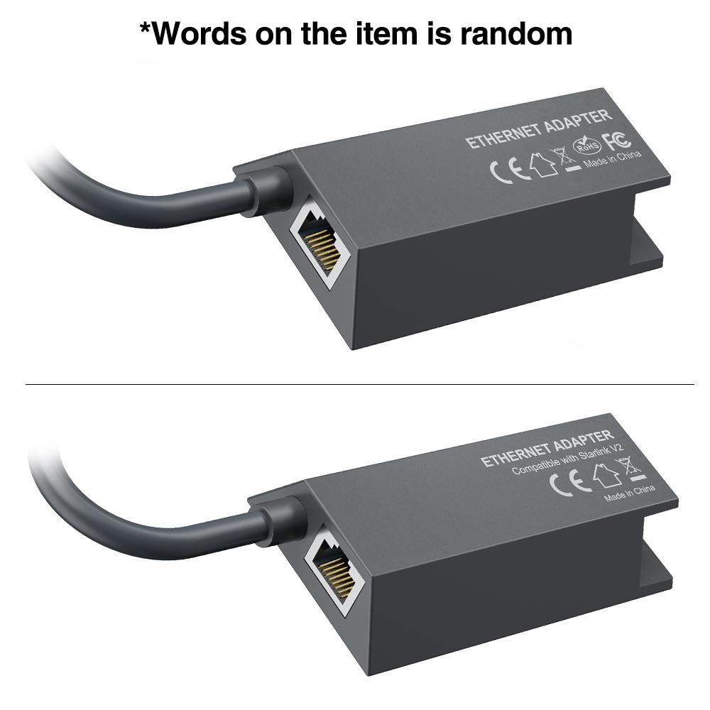 Adapter Ethernet Starlink do anteny satelitarnej Internet satelitarny V2 Zestaw Powerline do przewodowej sieci zewnętrznej GEN2 Adapter Ethernet