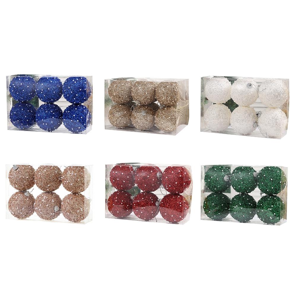 Christmas Balls Hang On The Trees Little Animals Toys