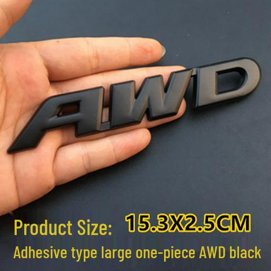 Dongfeng AWD Car Logo CRV Geshitu V6 Sticker Set: Body, Tail, and High-Configuration Displacement Badges