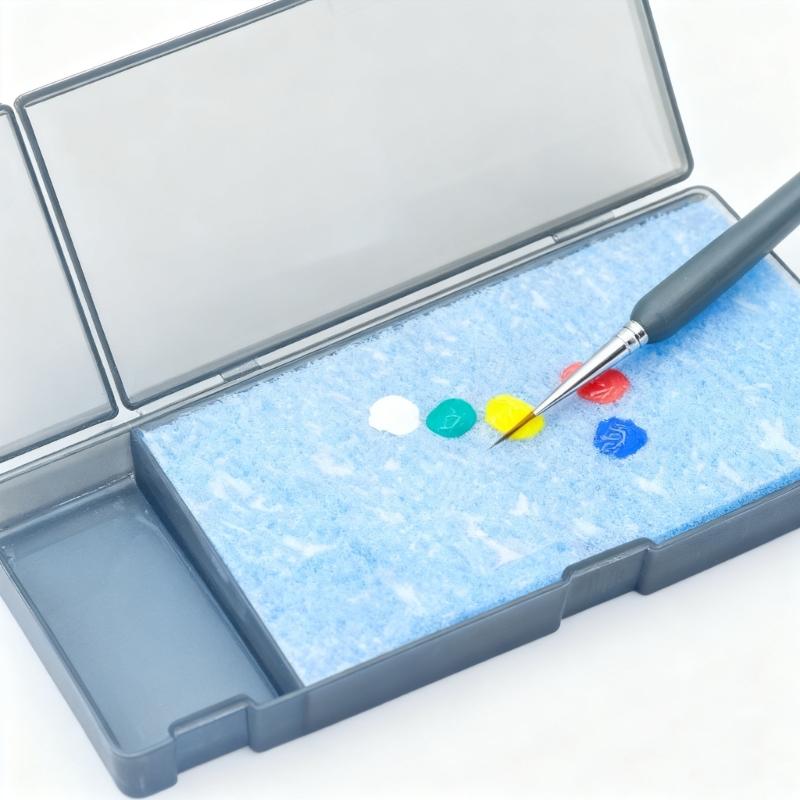 Paint Holder Keep Wet For Miniatures Paint Modeling Acrylic Painting Model Coloring Wet Tray Paint Supplies