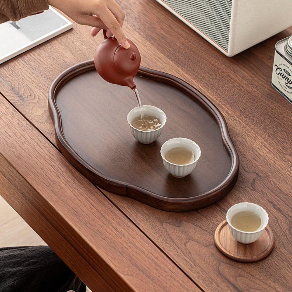 Wooden Food Storage Trays Creative Dessert Pallet Decorate Tray Food Dish Home