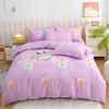 3pcs Multicolor Geometric Line Printed Duvet Cover Set, Soft Breathable Bedroom Bedding, Dormitory Single Double Quilt Cover