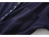 Women's Spicy American Button-Down Stand-Up Collar Faux Cashmere Slim Fit Base Layer Long Sleeve Top for Fall/Winter