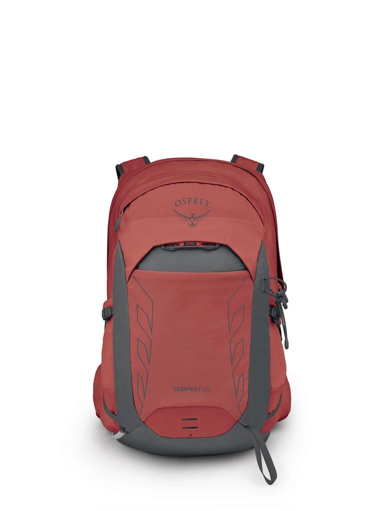 Osprey Tempest 22L Lightweight Hiking Backpack Small Daypack for Travel Red Gray Women's - & Camping, Pampas/Coal