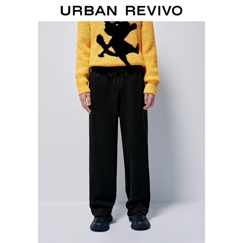 

UR Men s Winter 2025 Casual Elastic Waist Drawstring Straight-Leg Pants 31