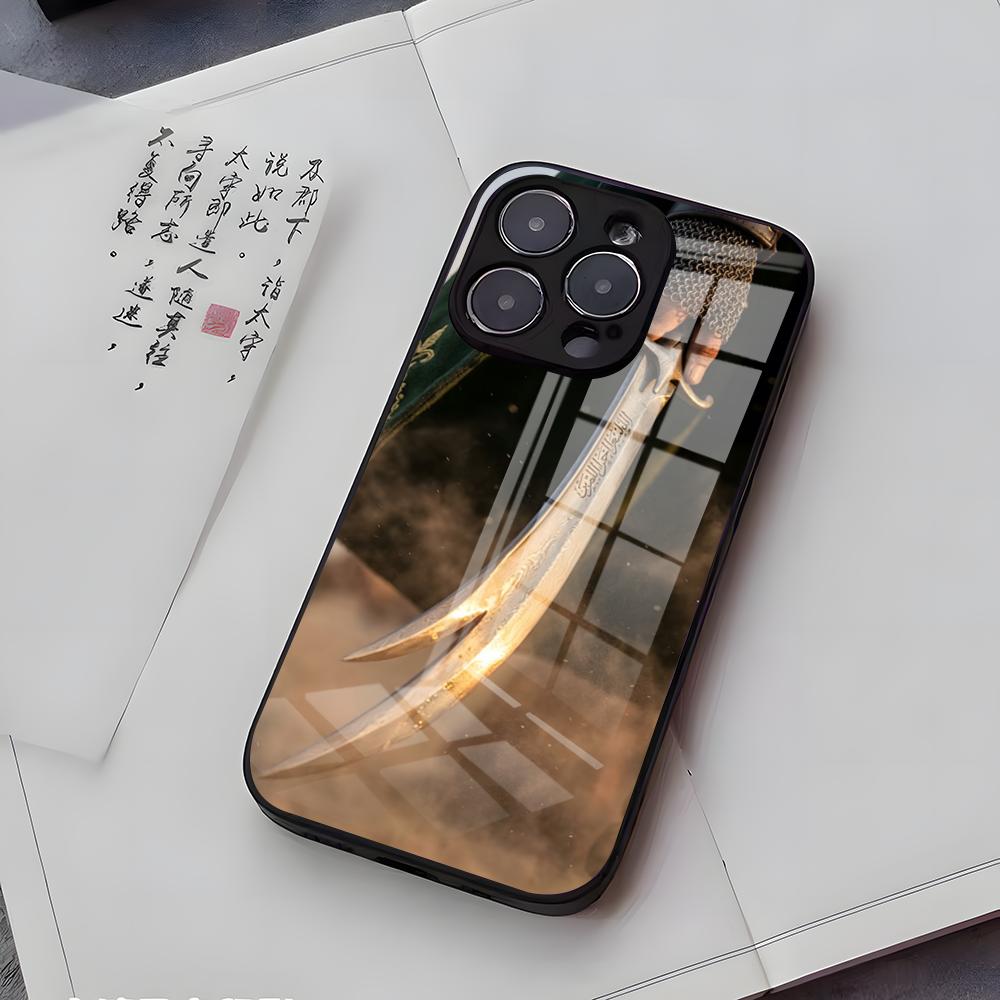 Imam Hussain Shia Ali Phone Case For IPhone 17 Air 16 E Pro Max 15 14 13 Mini 12 Pro 11 Max Plus Black Glass Cover