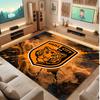 Tappeto in Velluto di Cristallo con Stampa Calcio Hull City, Comodo Assorbente d'Acqua Antiscivolo Tappeto per Pavimento Interno