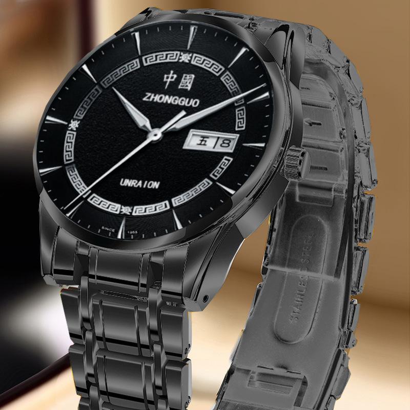 Fully Automatic Mechanical Watch Men's Watch Dual Calendar Night Light Business Waterproof Trendy Sports Watch Luxury Watch