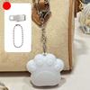 Lightweight Purse Light Keychain Led Light Rechargeable Led Purse Light with Touch Sensor Ultra-thin Keychain Pendant Cat Paw