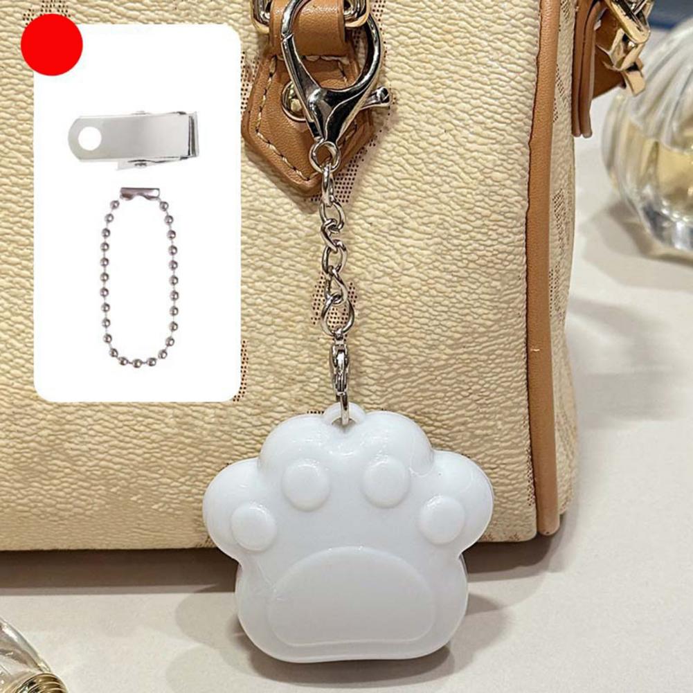 Lightweight Purse Light Keychain Led Light Rechargeable Led Purse Light with Touch Sensor Ultra-thin Keychain Pendant Cat Paw