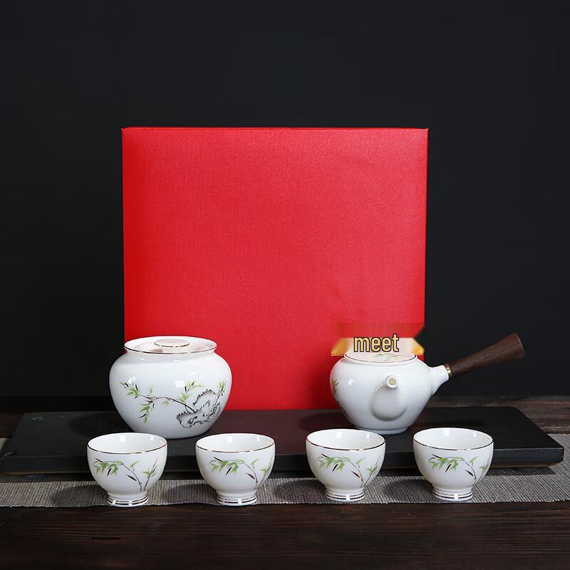 Chaxun Nordic Ceramic Travel Tea Set (6-Piece)