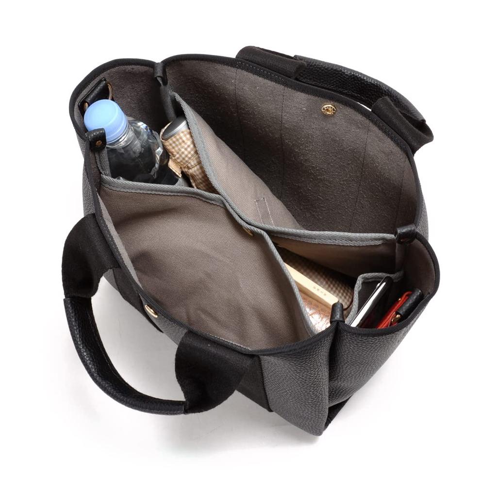 2-way tape tote bag with thick shoulder strap