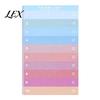 Planning Stationery Set Gradient Checklist Sticky Notepad, Self-stick To-do List Pads, Macaron Color Office Memo Tearable Planner Pad for Shopping