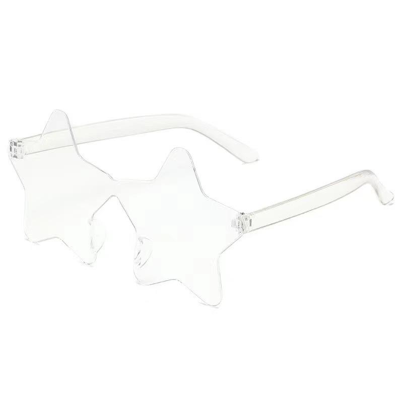 New Borderless Five-Pointed Star Sunglasses Women'S Brand Designer Candy Color Sun Glasses Men'S Outdoor Hip-Hop Eyewear Uv400