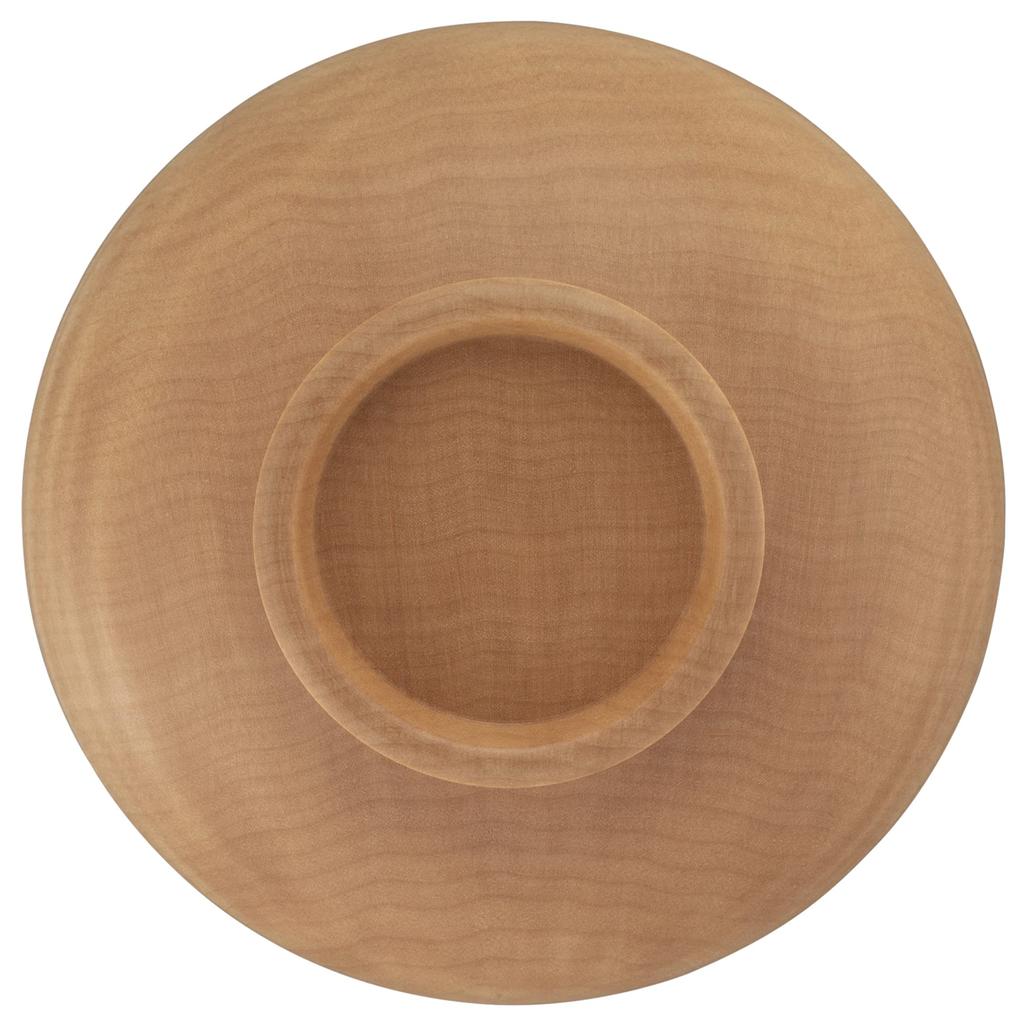 Yamanaka Lacquerware Shirasagi Mokko Soup Shirasagi Bowl Maple Made in Beige Bowl, M, Approx. 11cm, Wood, Natural, Japan,