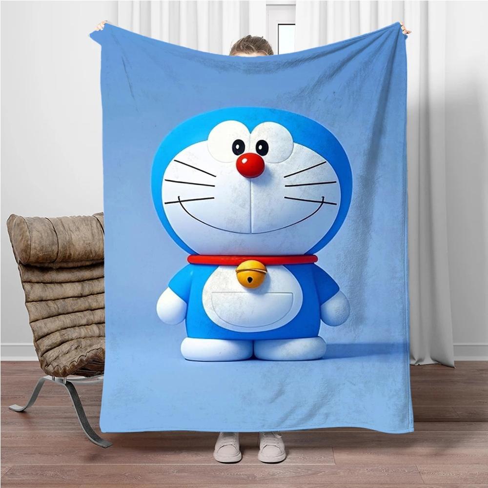 Doraemon Japonský Anime Deku Dívky Kluci Plyšový Dekorační Deku na Pohovku Novinka Teplý Deku na Všechna Roční Období Děti Student Děti Dárek