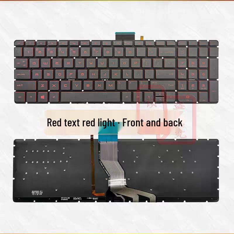 

Compatible with Shadow Elf II 1st/2nd/3rd Gen Pro Light Shadow Dark Night Elf Laptop Keyboard 15.6 17.3 . Red Backlight Without Side Trim