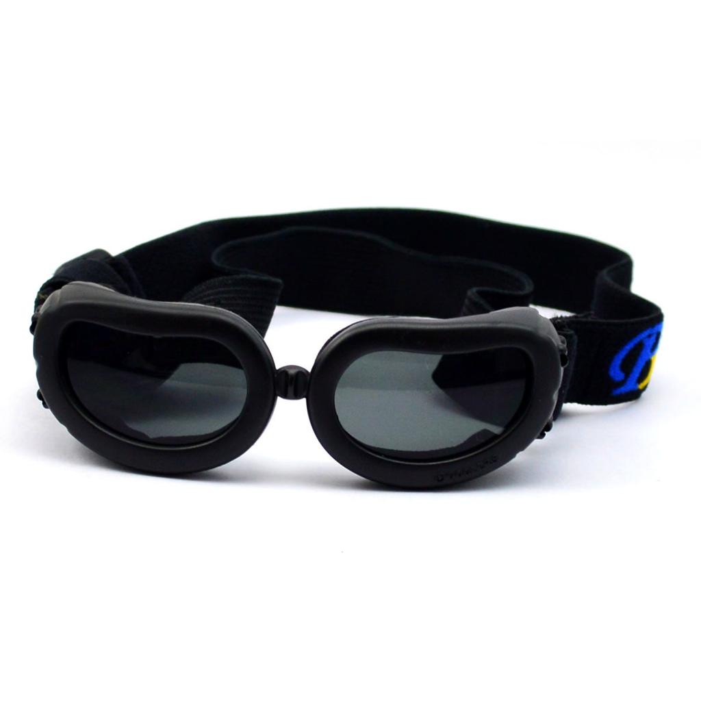 Hundesonnenbrille, UV-Schutzbrille, Schutzbrille mit verstellbarem Riemen, wasserdichte Outdoor-Haustierbrille