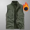 Gilet da Uomo Autunnale e Invernale Largo Taglia Grande Velluto di Agnello Double-face Casual Trendy Velluto Giacca Calda