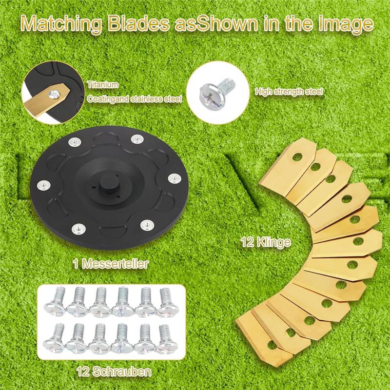 Fresh Robust Lawnmower Tuning Blade Plate For Segway Navimow Robotic Lawnmower I105E, I108E & I110n Replace Cutting Blade