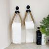 1pc Hemp Rope Self-Adhesive Wall Mounted Toilet Paper Holder - Towel Storage Rack for Home Use