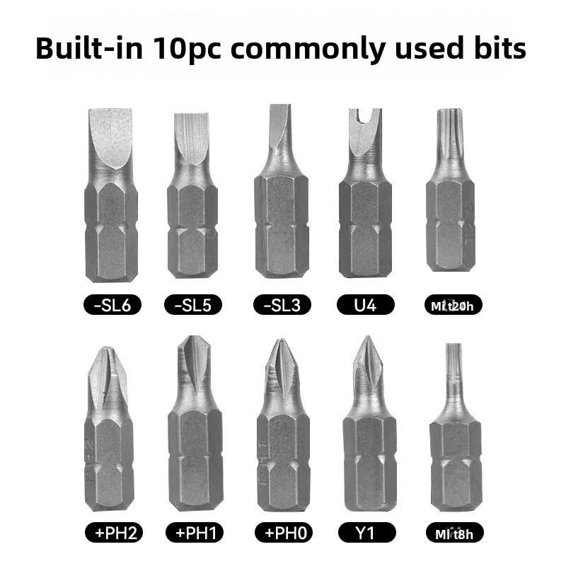 Multi-Angle Elbow Ratchet Screwdriver Creative Driver Bits Set Phillips Torx Hex Combination Tool Kit