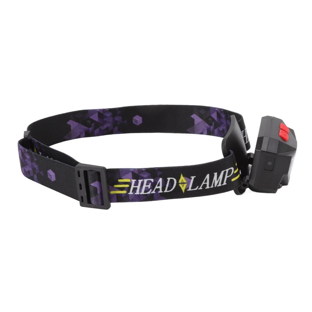 LED Outdoor Stirnlampe ABS Mini Multifunktion USB Aufladung COB Sensor Kopf Taschenlampe