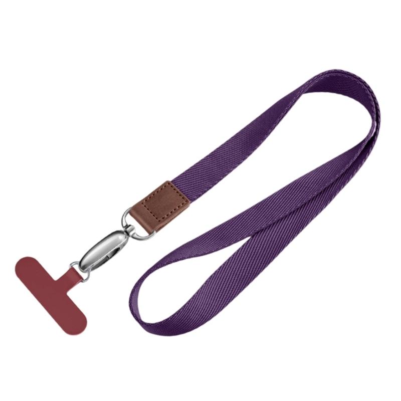 Wide Comfortable Phone Lanyard Multiple Way Wear Cord Patches Neck Strap For Everyday Use Outdoor Activity