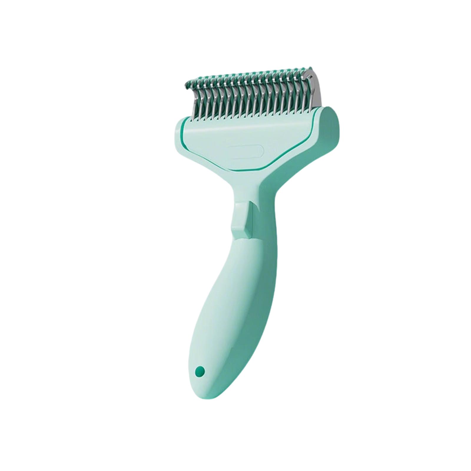 Pet hair comb one size зелёный