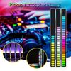 Metal Led Symphony Rhythm  Light Rgb Sound Control Atmosphere Strip Lamp Stress Relief Desktop Party