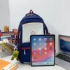 Schoolbag schoolbag female ins wind Korean version of high school junior high school students large capacity backpack simple middle school students 