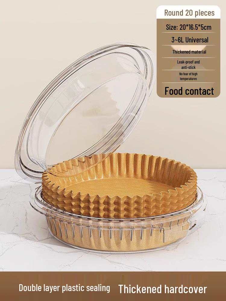 

Disposable High-Temp Resistant Air Fryer Liners: Silicone Oil Food Pad & Oil-Absorbing Universal Baking Paper
