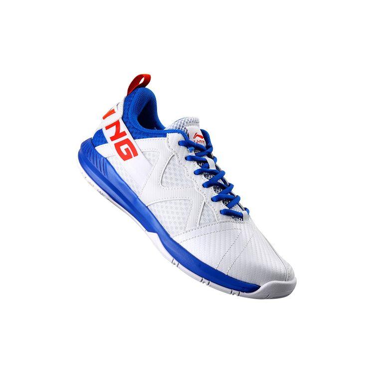 Li-Ning Tessuto Versatile Pelle Sintetica Assorbimento degli Urti Antiscivolo Resistente all'Usura Traspirante Leggero Basse Scarpe da Corsa da Uomo sneaker AYTQ023-1