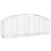 VidaXL Panier de Gabions Arqué Cage à Gabion Mur de Gabion Panier à Pierre Gabion pour Pierre Jardin Patio Extérieur 153473