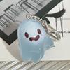 Glow-in-the-dark Ghost Keychain Luminous Design Multiple Expressions Halloween Bag Hanging Ornament