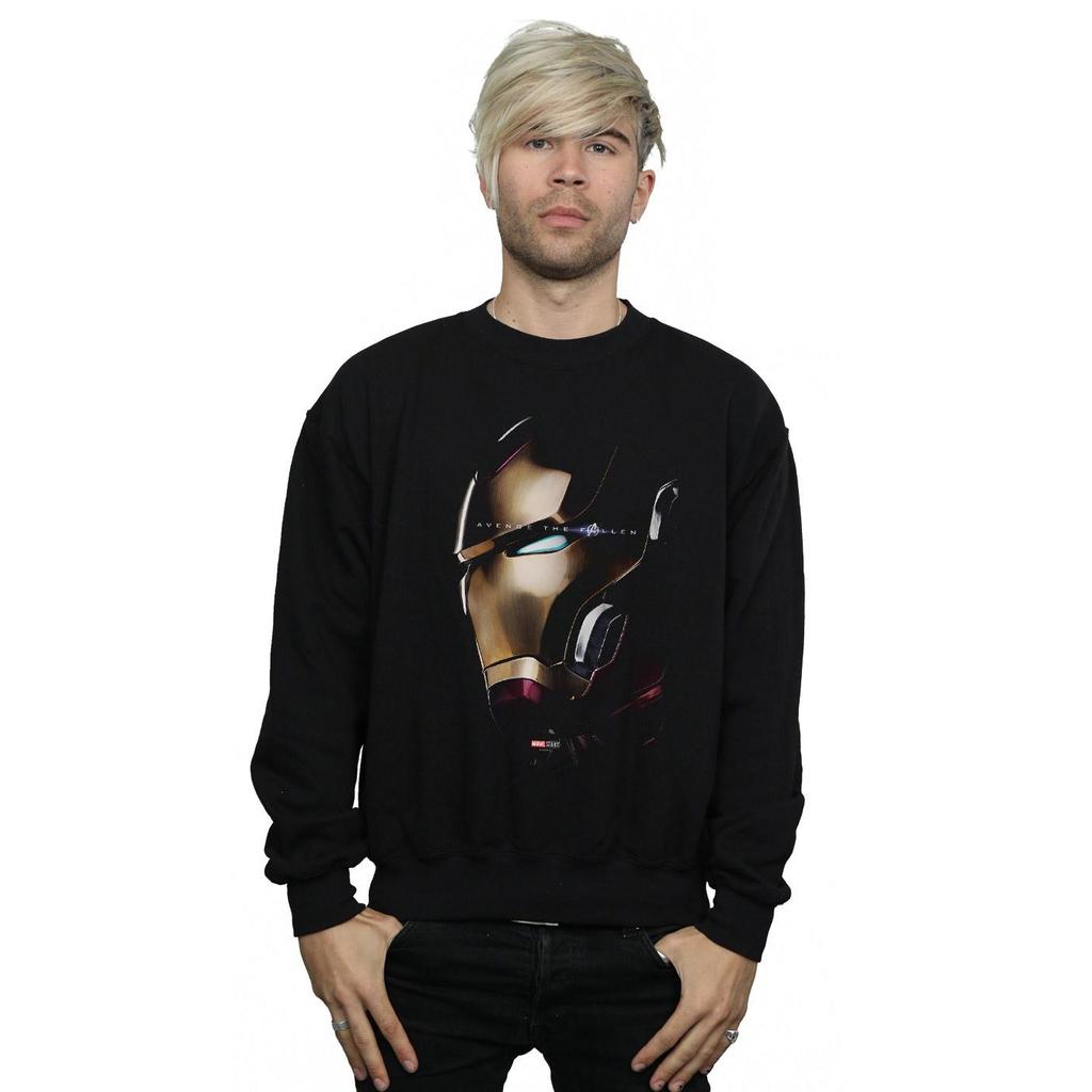 Marvel Mens Avengers Endgame Avenge The Fallen Iron Man Sweatshirt