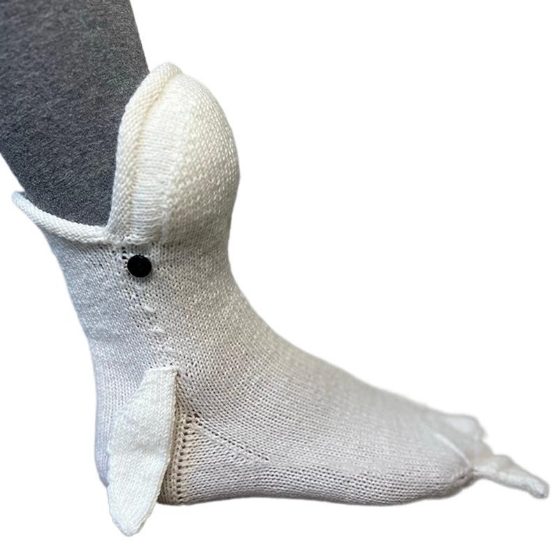 Cartoon 3D Knitted Animal Cute Socks Cozy Warm Socks For Women Teens Kids Home Winter Gift