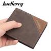 Men's Short Wallet Thin Multi-Card Wallet Youth Horizontal Open Wallet