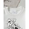 European sizes Cyber Soldier Graphic Design Girls' Crew Neck Sweatshirt, Western Top, Long Sleeved, Casual for Little Girls.