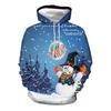 2024 New 3D Digital Printing Men's Fashion Hoodie Christmas Series Pattern Sweatshirt Men's And Women's Same Top Clothing