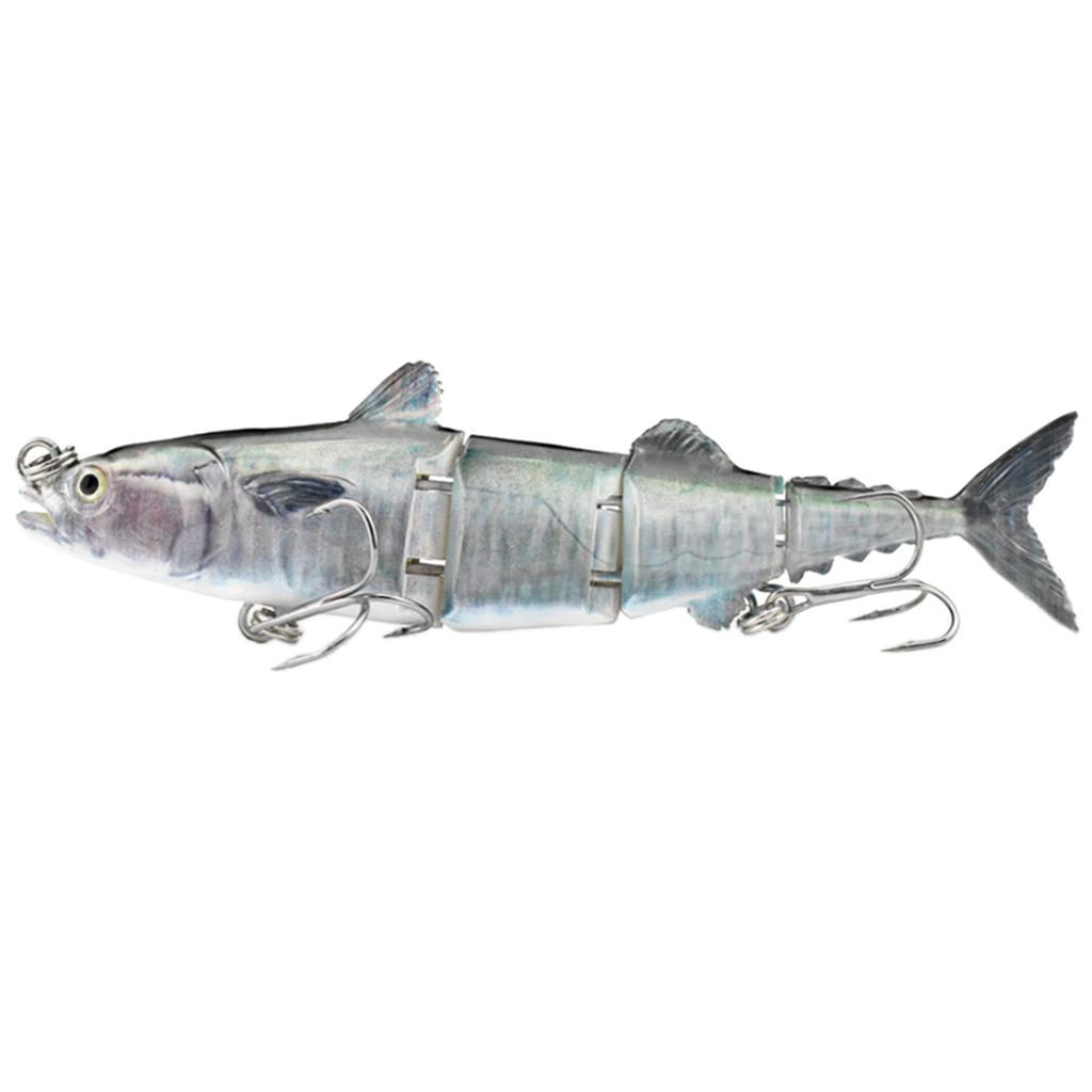 4-teilige Thunfisch-Köder Mehrgelenkige Swimbaits mit Haken Harte Gelenk-Bass-Angelköder Köder Simulierte Schwimmköder