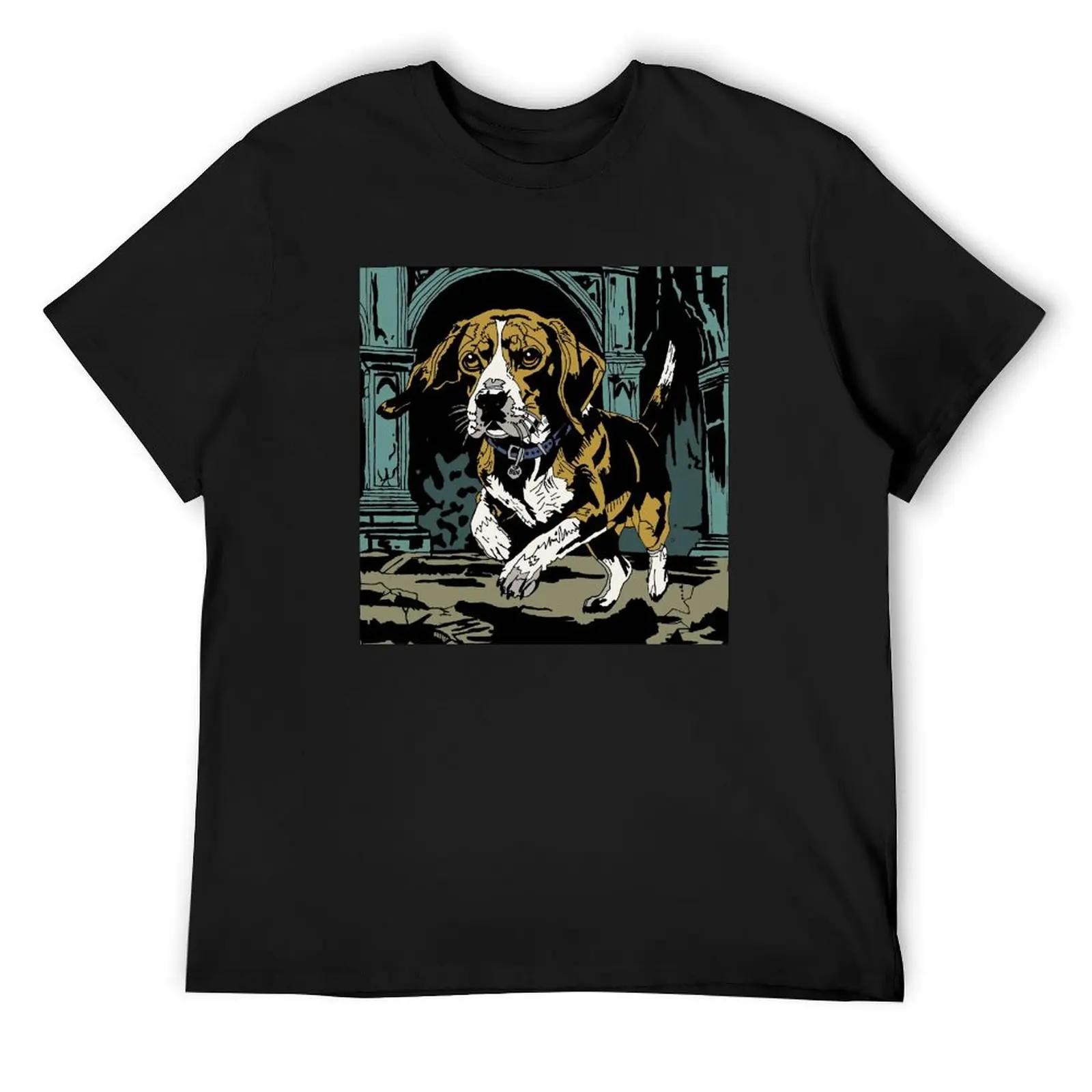 

Mignola Beagle T-Shirt Kawaii Clothes Korean Fashion T-shirts for Men Cotton - Men s Summer Cotton Graphic Tee 5XL різнокольоровий