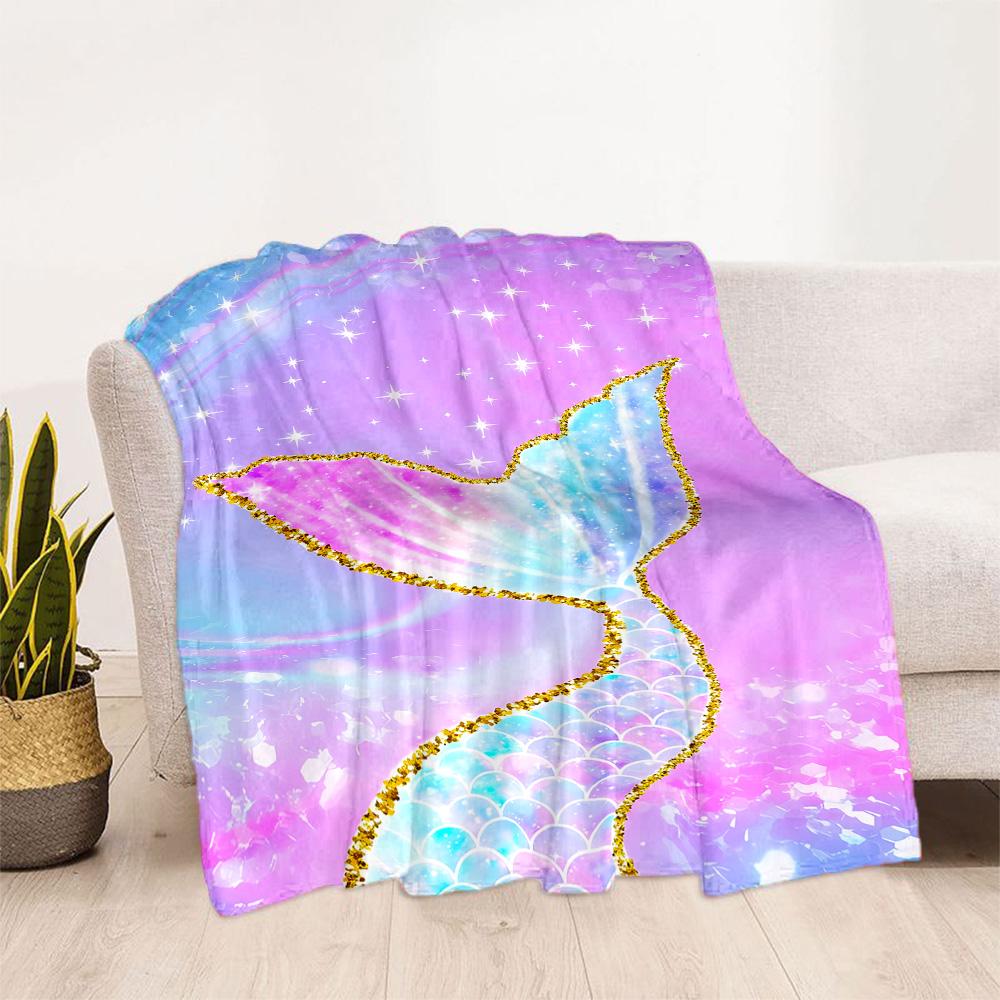 Ocean Animal Flannel Blanket - Soft and Comfortable, Suitable for Sofas, Beds, Offices, Travel, All Seasons, and A Great Gift for The Holidays.